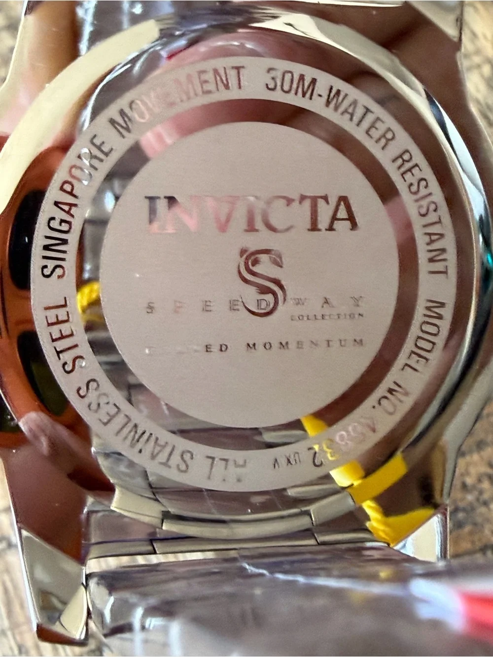 NEW Invicta Speedway Dominus Silver Stainless Steel Watch NIB